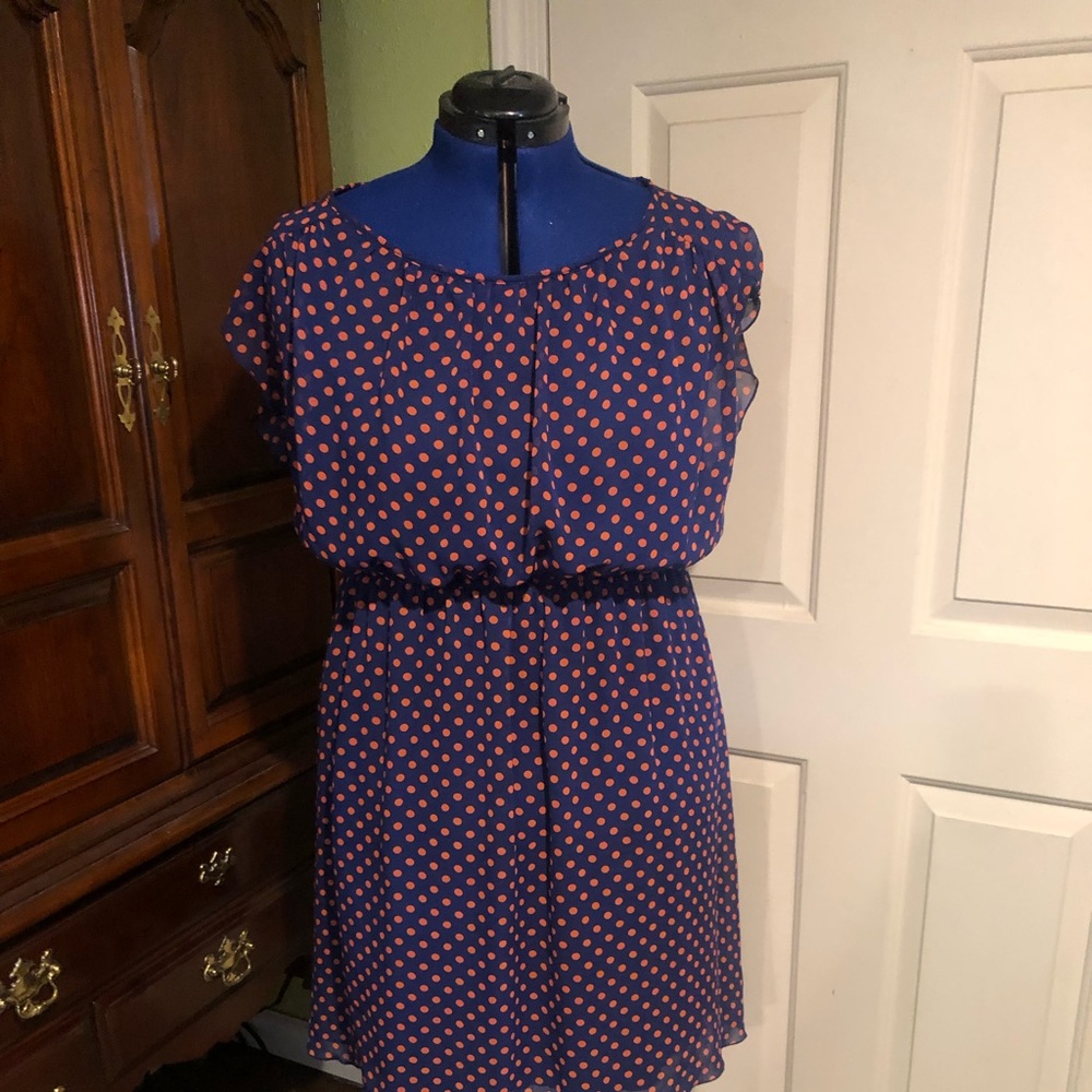 Plus size 14w polka dot dress